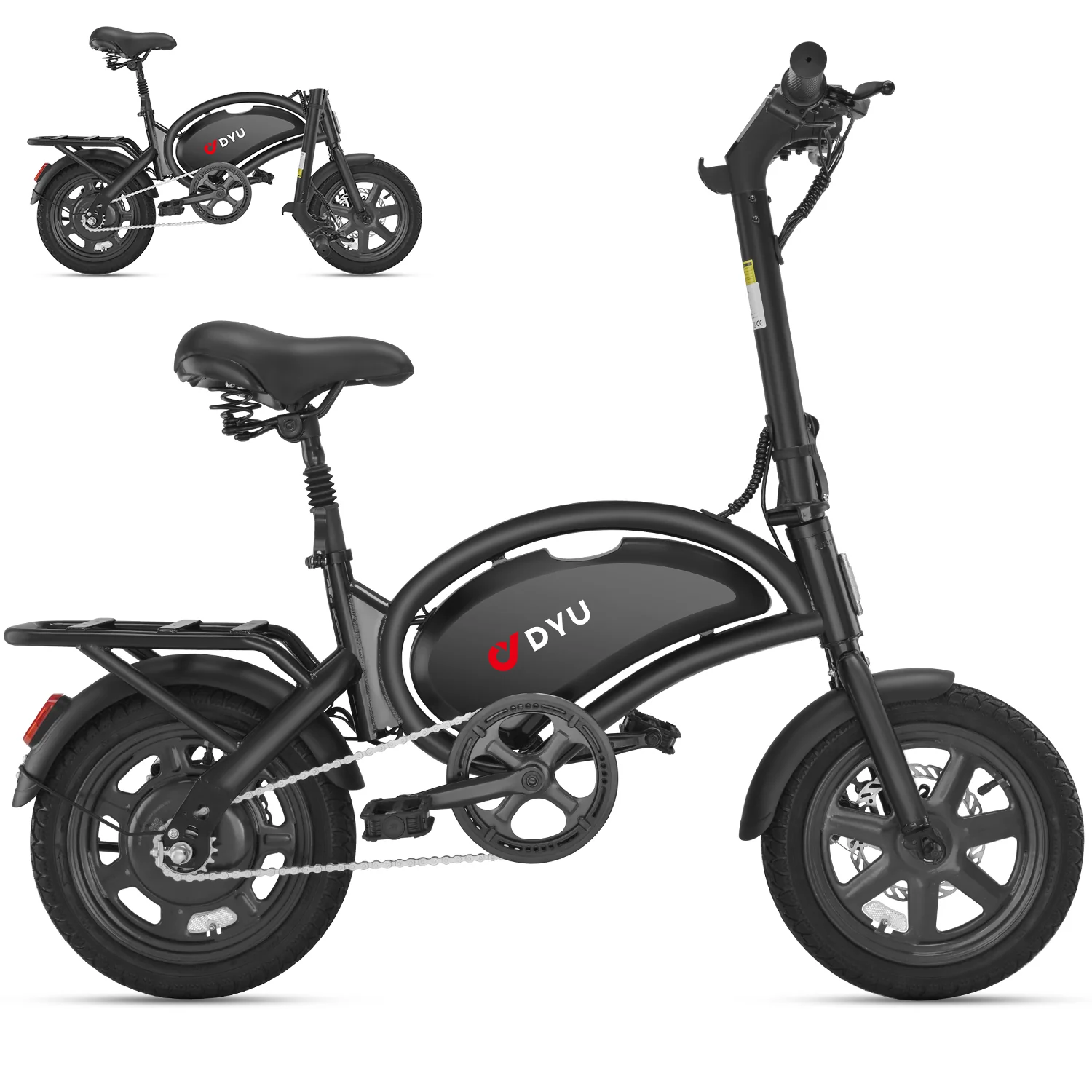 DYU D3F Electric Bike Peak 500W 36V - Image 2