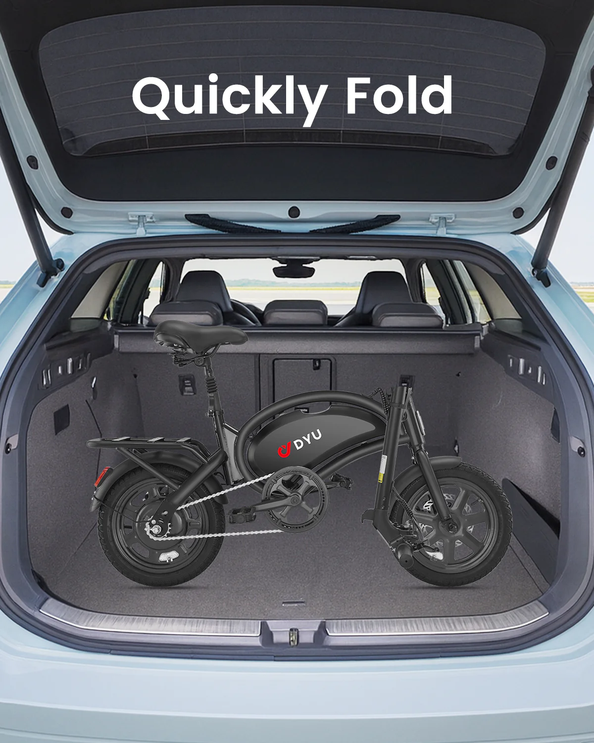 DYU D3F Electric Bike Peak 500W 36V - Image 6