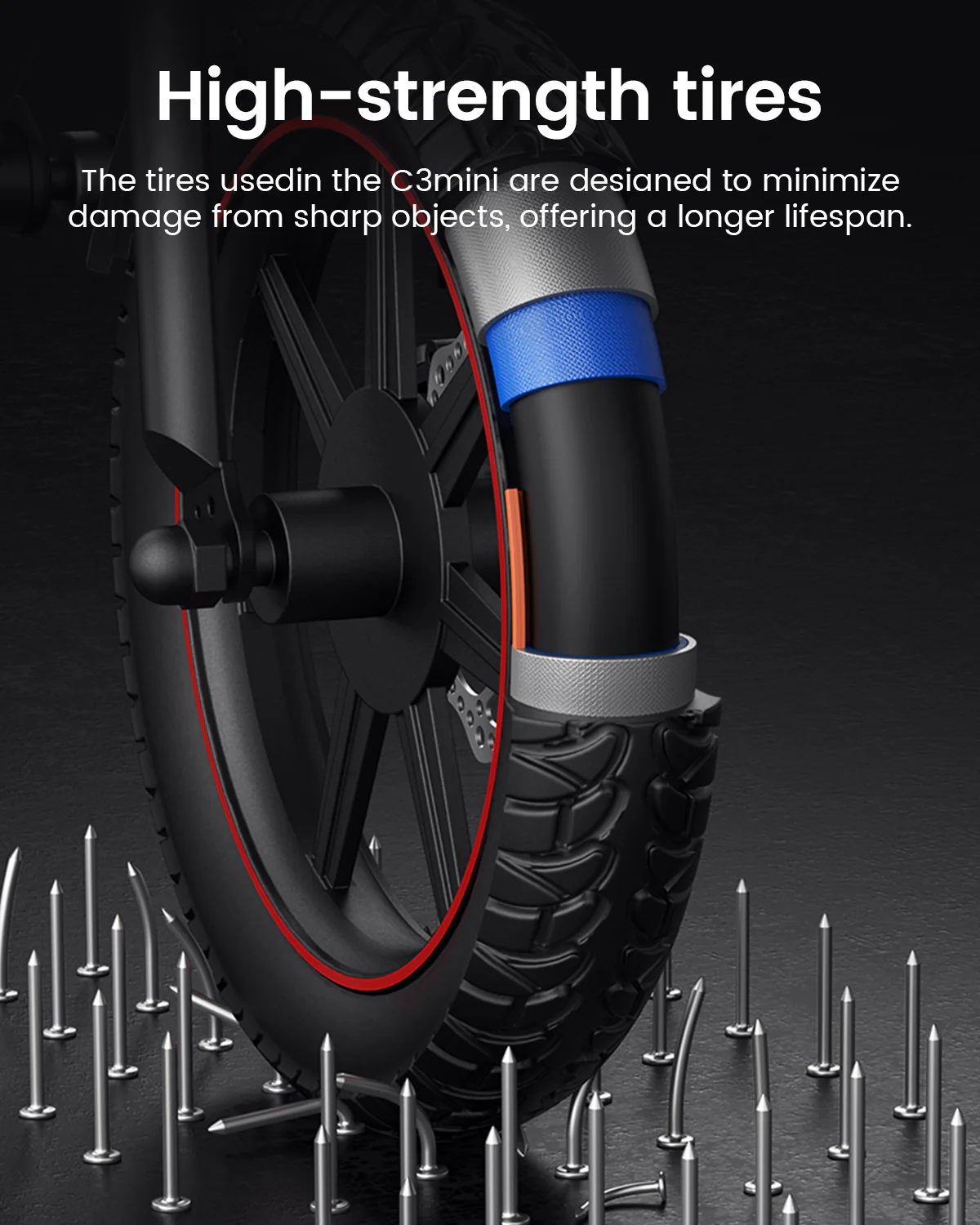 DYU D3F Electric Bike Peak 500W 36V - Image 9