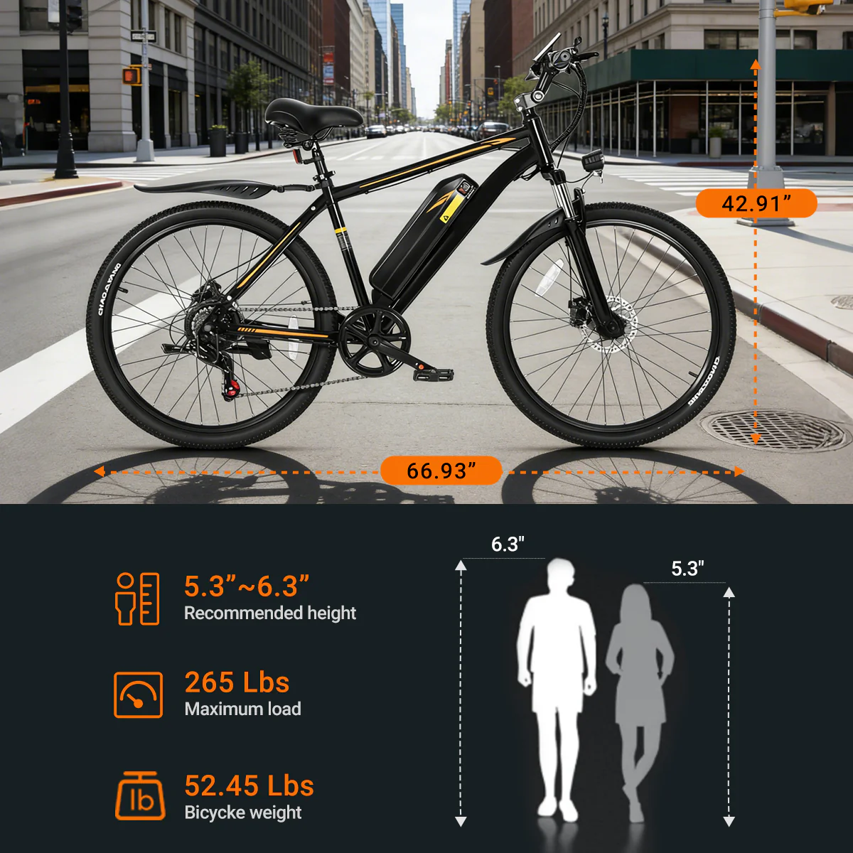 DYU M26 Electric Bike for Adults - Image 10